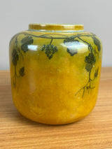 Ruskin Antique early 20th Century, Gold Lustre Porcelain Floral Vase