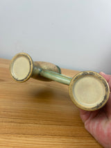 Roseville Pottery Dahlrose Arts & Crafts Double Bud Vase 79-6 Yellow Flower