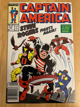 Captain America #337 (Marvel Comics 1/1988) Newsstand Falcon App Bronze