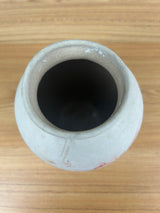 Nemadji Art Pottery Handcrafted Native American Red Black Line Pattern 7" Tall