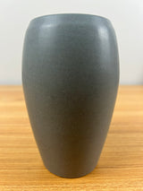 Marblehead Pottery 5 3/8" Matte Gray Blue Ovoid Vase Arts & Crafts