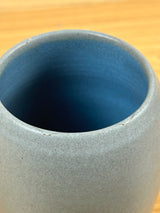 Marblehead Pottery 5 3/8" Matte Gray Blue Ovoid Vase Arts & Crafts