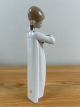 Lladro GIRL WITH GUITAR - Glazed Porcelain - Handmade in Spain - 8" - #4871