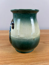 Roseville Holland Dutch Utility Line Green 1900s Vintage Pottery Ceramic Vase