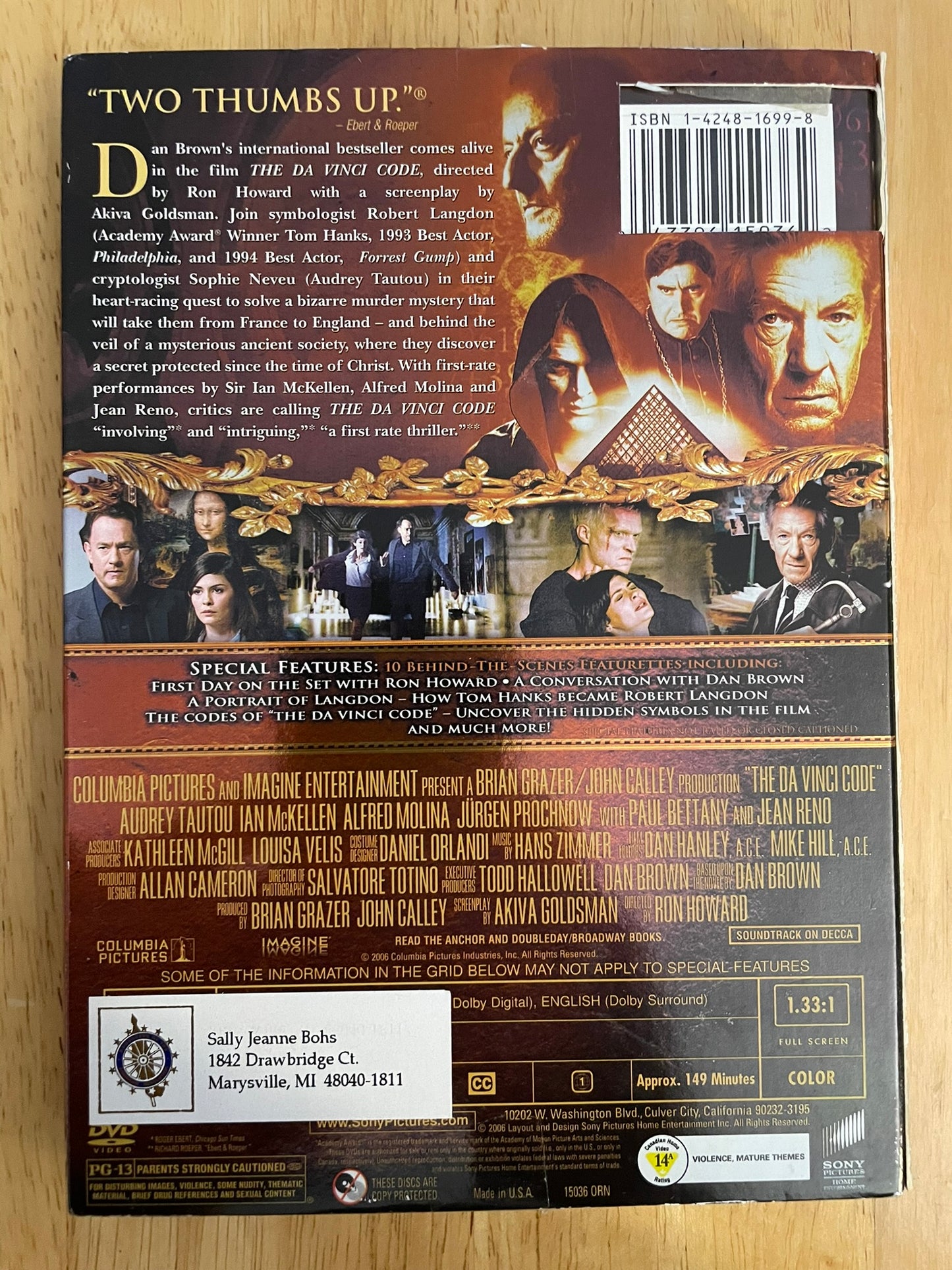The Da Vinci Code (Full Screen Two-Disc Special Edition)