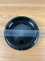 Weller Art Pottery Black Rosemont Console Tri-Foot Flower Bowl 9 Inches