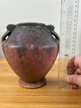 Roseville Carnelian II Red 1926 Vintage Arts And Crafts Pottery Vase 331-7