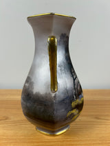 Morimura Brothers Japanese Hand Painted Scenic Landscape Handled Vase