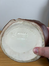 Regal China Mid Century 1950s Davey Crocket Sculpted Bust Cookie Jar