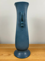 Rookwood Pottery 1922 Blue Dragon Handle 15" Vase 2600 Designed By Shirayamadani