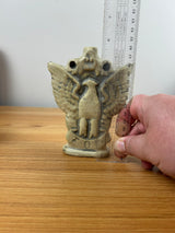 Weller Art Pottery FOE Flask Vase Fraternal Order of Eagles Ceramic Bottle