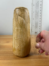 Red Wing 1930s Vintage Art Deco Pottery Peacock Yellow Ceramic Vase 187