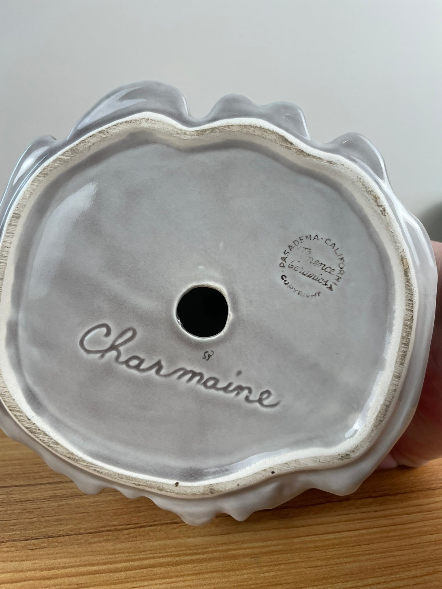 VINTAGE 1953 Florence Ceramics “Charmaine” Pasadena CA 9” Victorian Women