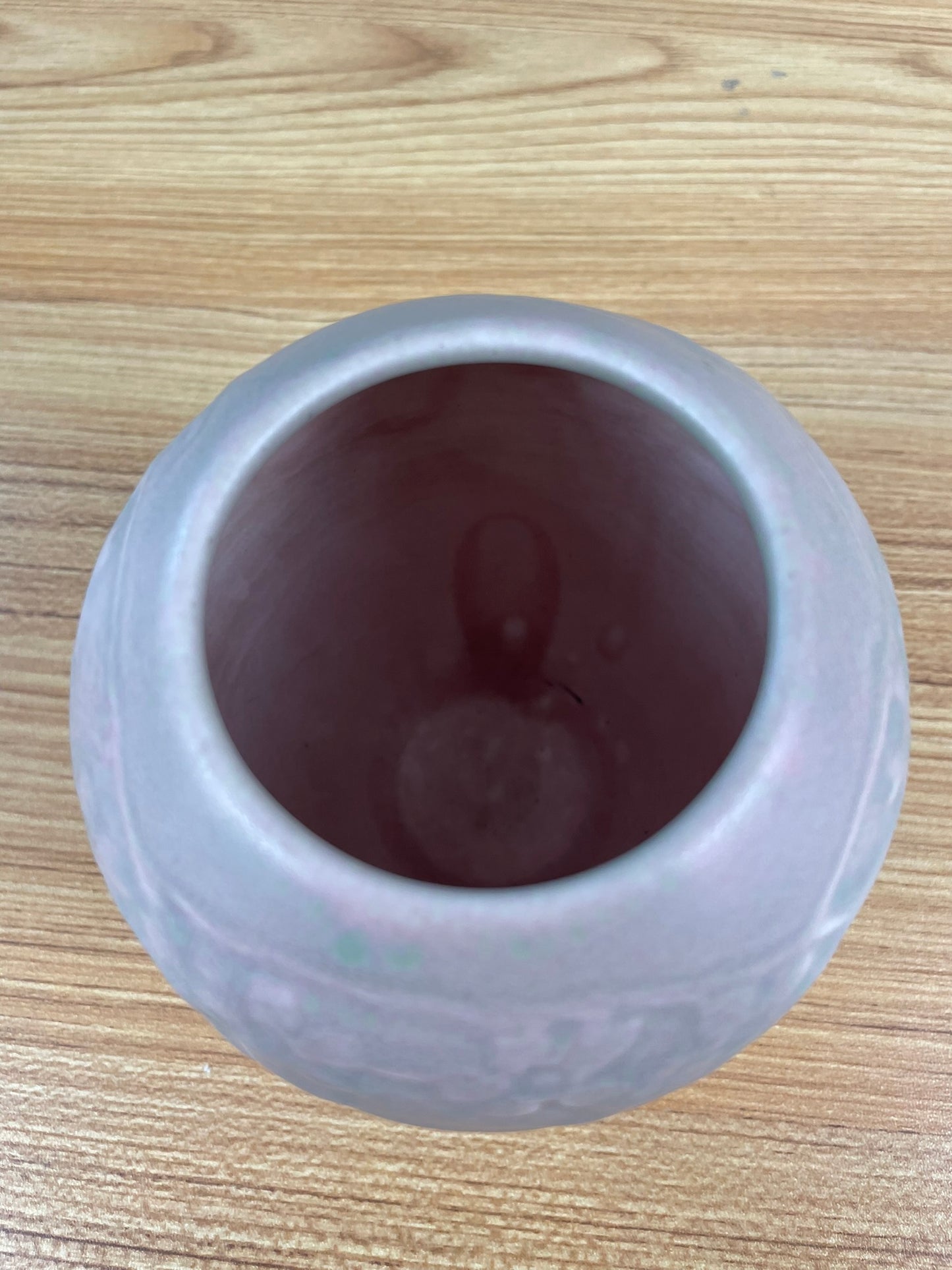 1931 Rookwood Art Pottery Pink Matte 2589 Floral Vine Vase 5"
