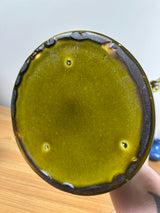 Weller 1900 C.B. Upjohn 17 Inch Tall Art Pottery Green Scenic Figural Tankard