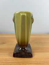Roseville Art Pottery Wincraft Yellow Pine Cone Mid Century Vase 272-6