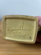 Roseville Art Pottery Wincraft Yellow Pine Cone Mid Century Vase 272-6