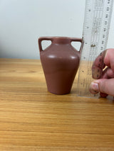 Rookwood Pottery 1921 Red Pink Double Handled Arts and Crafts Vase 2561