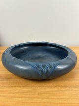 Rookwood Pottery Console Bowl Dark Blue Art Deco TULIPS 1921 #2529