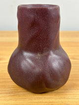 Van Briggle Art Pottery Late Teens Red Mulberry Glaze Onion Bulb Vase