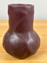 Van Briggle Art Pottery Late Teens Red Mulberry Glaze Onion Bulb Vase