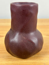 Van Briggle Art Pottery Late Teens Red Mulberry Glaze Onion Bulb Vase