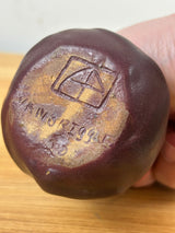 Van Briggle Art Pottery Late Teens Red Mulberry Glaze Onion Bulb Vase