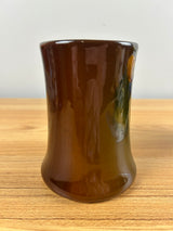 American Art Pottery Standard Glaze Floral Decoration Mug Weller? Owens?
