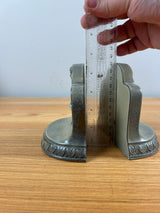 American Encaustic Tile Company AET CO 1926 Child & Bunny Bookend Pair