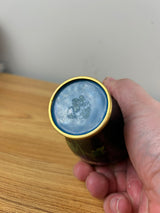 Early 20th Century Chinese Black Enamel Cloisonne Floral Design 5" Vase