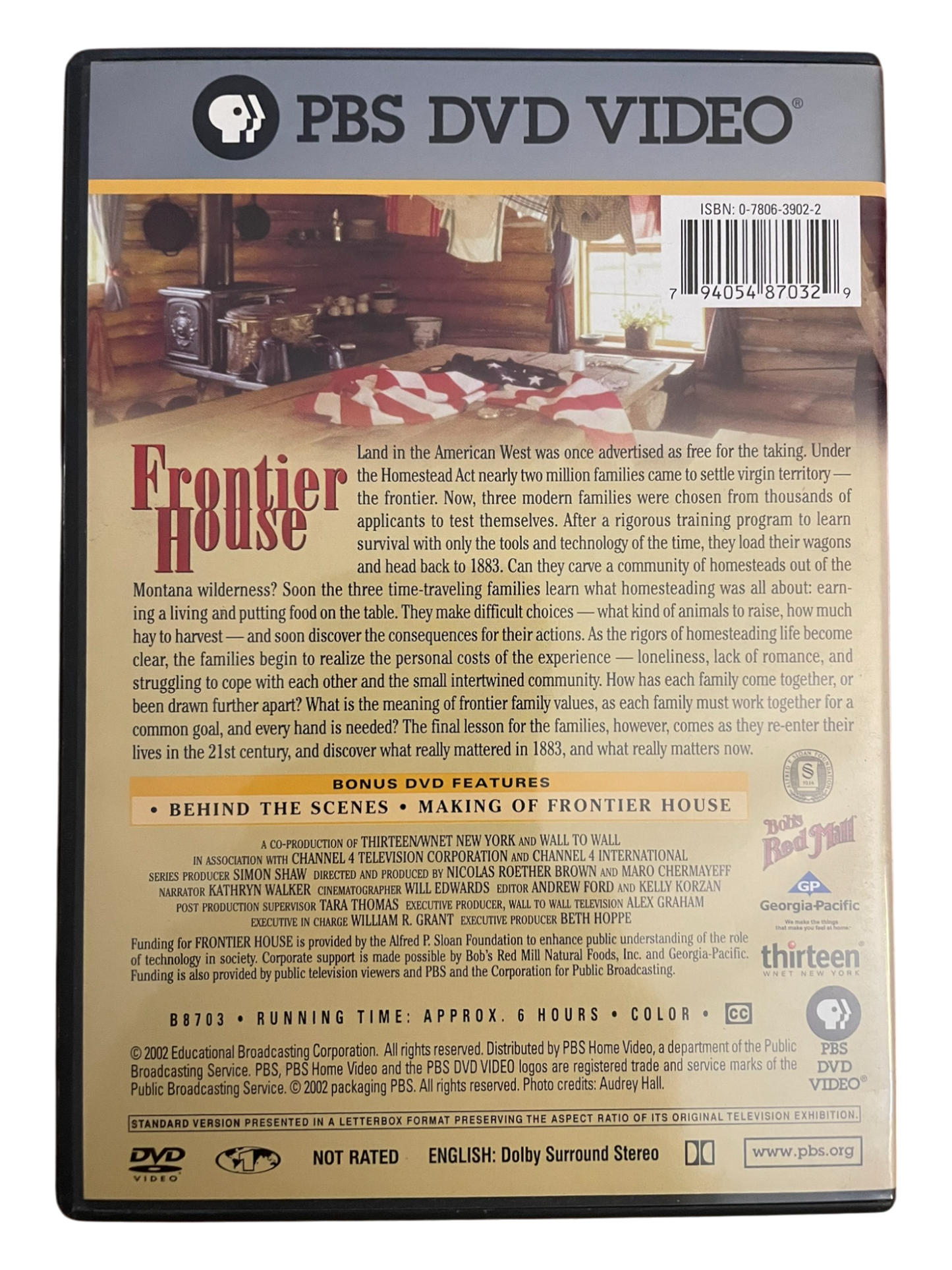PBS Frontier House DVD 2002 American Frontier Homesteading Montana Survival