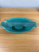 Rookwood Art Pottery 1927 Two Tone Green Art Deco Console Bowl 2848