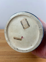 Weller Art Pottery Blue Ware Cameo Decorated Dancing Woman Vase