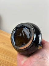 Peters And Reed Art Pottery Standard Glaze Grape Motif Handled Ewer