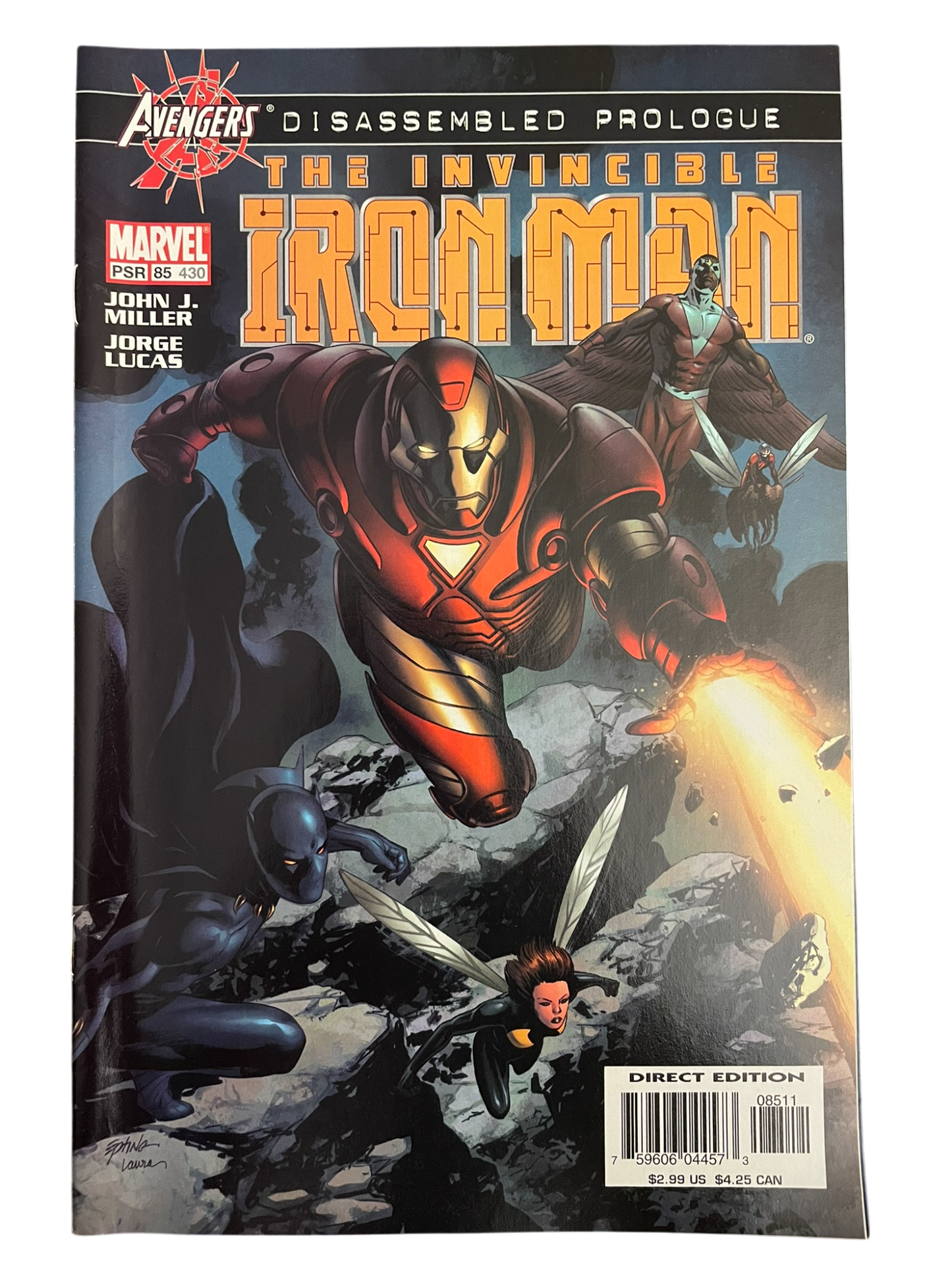 Iron Man #85 'Avengers Disassembled Prologue' (2004; Marvel Comics)