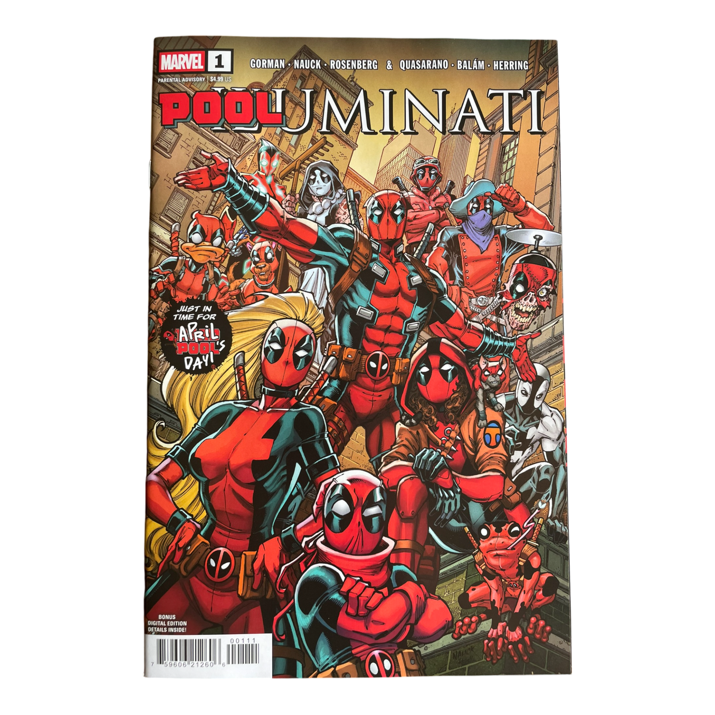 Pooluminati #1 Cover A Marvel comic 2025