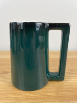 VINTAGE SASCHA BRASTOFF POTTERY GREEN MUG STEIN IVY LEAVES MCM MODERN CA