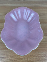 Cowan Pottery Art Deco Pedestal Centerpiece Display Apple Blossom Pink Bowl