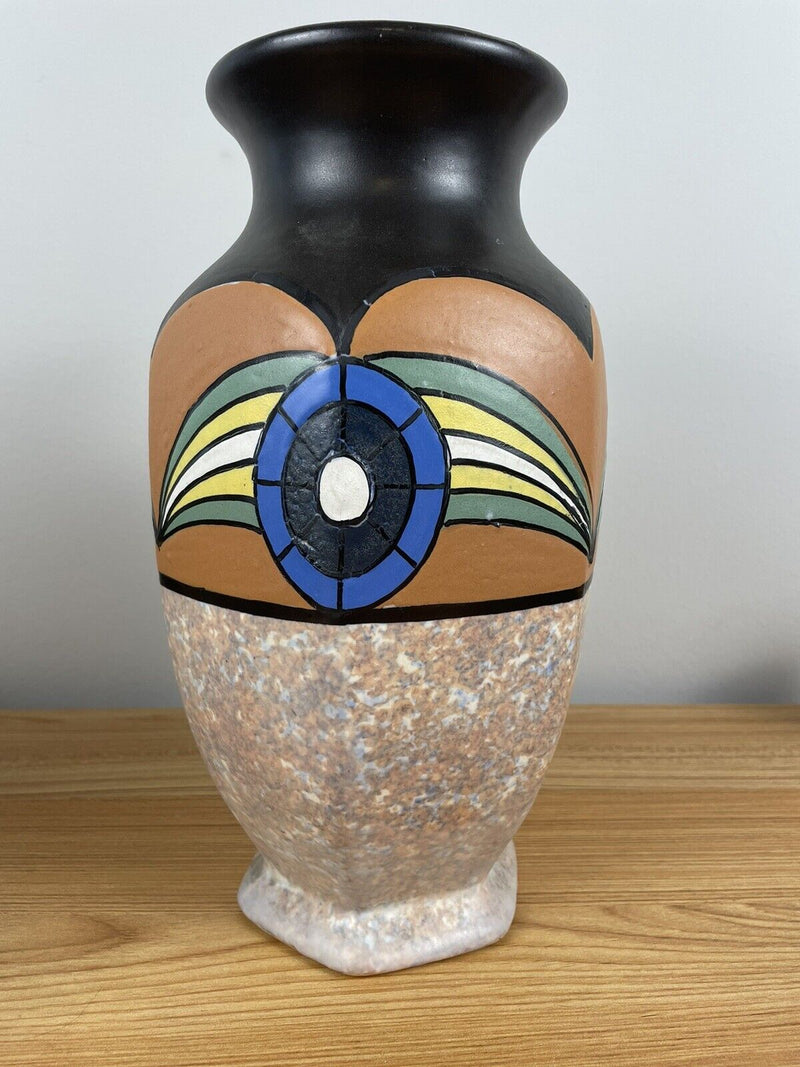 Antoine Dubois Mons Pottery Art Studio 11.5" Art Deco Vase Belgium Very Large