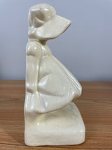 Sunbonnet Sue Figural Girl Bookend Cowan Pottery # 521 Art Deco Vintage 1929