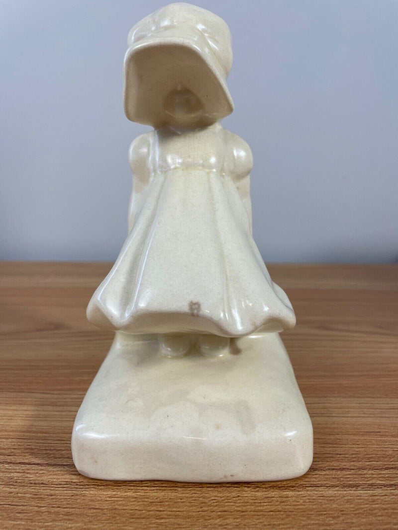 Sunbonnet Sue Figural Girl Bookend Cowan Pottery # 521 Art Deco Vintage 1929