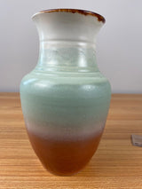 DRYDEN Original Vintage 1989 Hand-Thrown Carved Vase Signed TL( Tony Lawson) 7.5