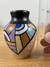 Antoine Dubois Mons Pottery Art Studio 4" Tall Art Deco CABINET Vase Belgium