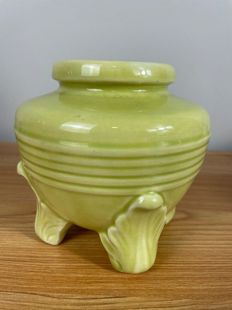 Stanford Sebring Vintage Ceramic Green Planter Vase Mid Century Modern