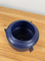 Cobalt Blue Artist Signed Michael Nowack Tuscon AZ 2014 Art Deco Ceramic Pot