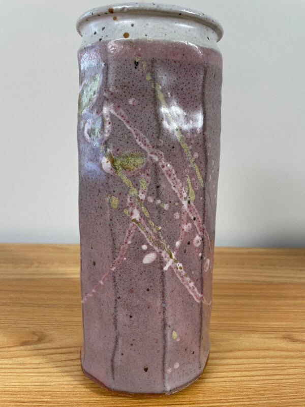 Peace Roots Studio Vase Chris Strecker Abstract Art Pottery Vase 8.5" Tall