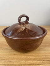 Ann Arbor Potters Guild Studio JT Abernathy Signed Stoneware Casserole Classic