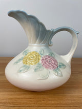 Antique Hull Pottery Rose Ewer / Pitcher 105 7" Excellent Cond 7" x 7" x 6.5"