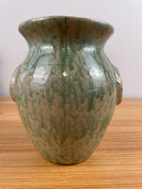 Burley Winter Pottery Vase Circa 1930 (Number 53) Mottled Green Glaze