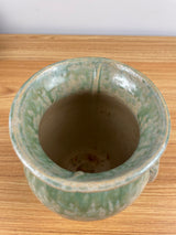 Burley Winter Pottery Vase Circa 1930 (Number 53) Mottled Green Glaze